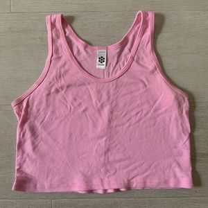 Women’s American Apparel Y2K Baby Pink Crop Top